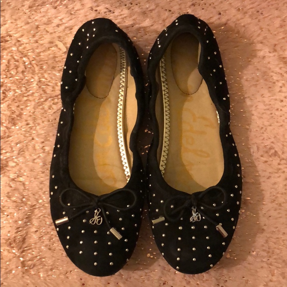 Sam Edelman Ballet Flats with Studs 🖤🤍🖤
